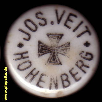 BÜgelverschluss aus: Brauerei zum Kreuz, Josef Veit, Hohenberg, Rosenberg in Württemb., Deutschland
