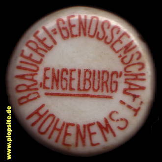 Bügelverschluss aus: Brauerei Genossenschaft Engelburg, Hohenems, Österreich