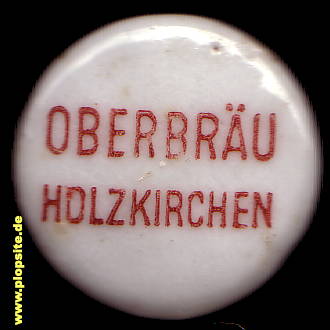 Picture of a ceramic Hutter stopper from: Oberbräu, Holzkirchen, Germany