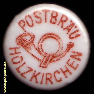 Picture of a ceramic Hutter stopper from: Postbräu, Holzkirchen, Germany