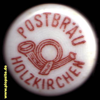 Picture of a ceramic Hutter stopper from: Postbräu, Holzkirchen, Germany