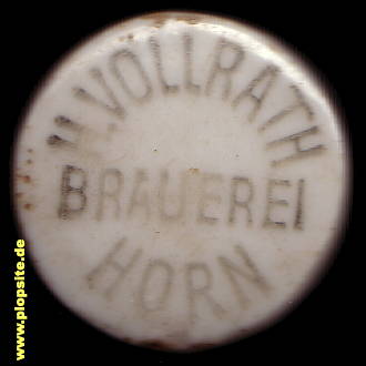 Bügelverschluss aus: Brauerei Heinrich Vollrath, Horn / Hunsrück, Deutschland