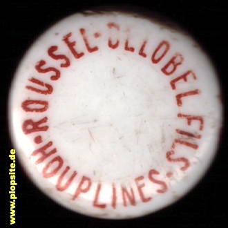 Bügelverschluss aus: Brasserie Roussel-Delobel Fils, Houplines, Opline, Frankreich