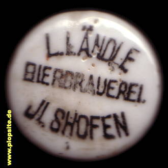 Bügelverschluss aus: Goldochsenbrauerei Lorenz Landle, Ilshofen, Jilshofen, Deutschland