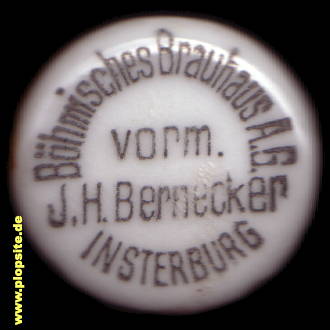 Bügelverschluss aus: Böhmisches Brauhaus AG, vormals Bernecker, Insterburg, Tschernjachowsk, Черняховск, Инстербург, Russland