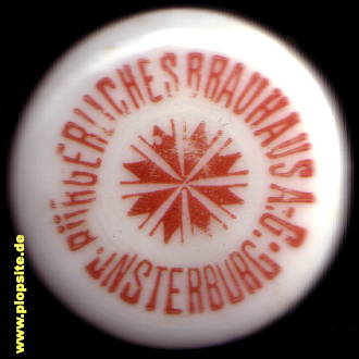 Obraz porcelany z: Bürgerliches Brauhaus AG, Insterburg, Tschernjachowsk, Черняховск, Инстербург, Rosja