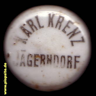 Obraz porcelany z: Jägerndorf, Karl Krenz,  CZ, unbekannt, Czechy