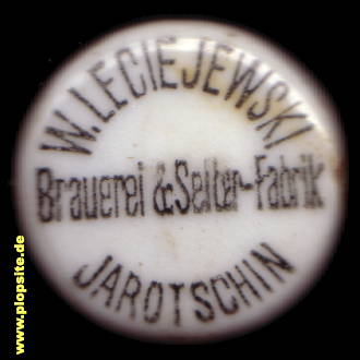 Bügelverschluss aus: Brauerei & Selterwasser Fabrik Wladislaus Leciejewski, Jarotschin, Jarocin, Kesselberg, Polen