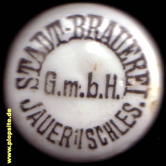 Bügelverschluss aus: Stadtbrauerei GmbH, Jauer, Jawor, Polen