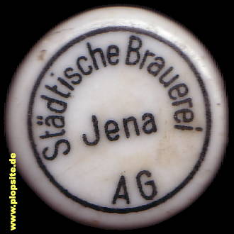 Bügelverschluss aus: Städtische Brauerei AG, Jena, Deutschland