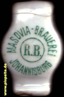 Obraz porcelany z: Masovia Brauerei (RB = Robert Beyer), Johannisburg, Pisz, Jańsbork, Polska