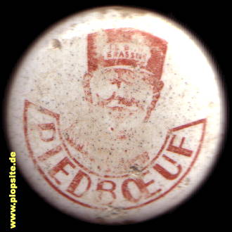 Picture of a ceramic Hutter stopper from: Brasserie Piedboef, Jupille - sur - Meuse, Djoupèye, Belgium