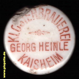 Bügelverschluss aus: Klosterbrauerei Georg Heinle, Kaisheim, Deutschland