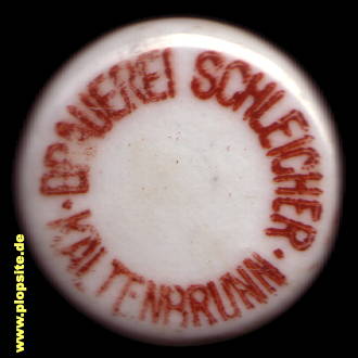 Bügelverschluss aus: Brauerei Schleicher, Itzgrund - Kaltenbrunn, Deutschland
