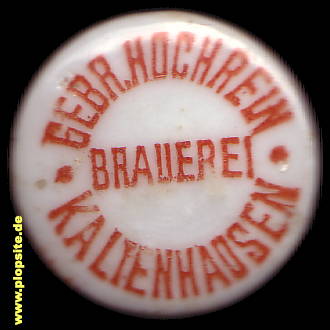 Bügelverschluss aus: Brauerei Gebrüder Hochrein, Kaltenhausen / Ufr., Eisenheim-Kaltenhausen, Deutschland
