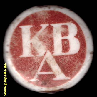 Bügelverschluss aus: Kamenzer Aktienbrauerei, 