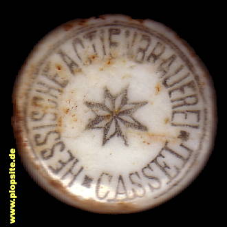 Bügelverschluss aus: Hessiche Actienbrauerei Cassel, Kassel, Cassel, Deutschland