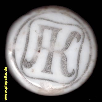 Picture of a ceramic Hutter stopper from: Aktienbrauerei, Kaufbeuren, Germany