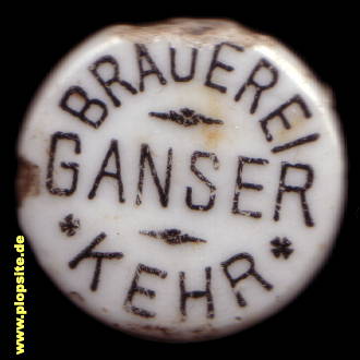 Bügelverschluss aus: Brauerei Ganser, Kehr, Erding, Deutschland