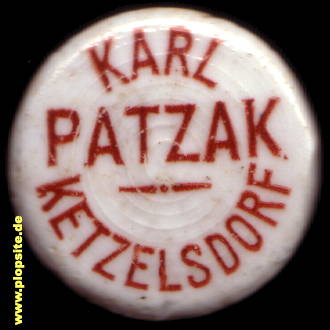 Bügelverschluss aus: Karl Patzak, Ketzelsdorf / Elbe, Kocléřov - Vítězná, Tschechien