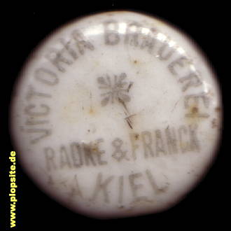 B�ügelverschluss aus: Victoriabrauerei Radke & Franck, Kiel, Deutschland