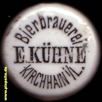 Bügelverschluss aus: Bierbrauerei E. Kühne, Kirchhain, Doberlug-Kirchhain, Dobrjoług-Góstkow, Deutschland
