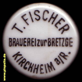 Bügelverschluss aus: Brauerei zur Bretzge Fischer, Kirchheim / Ries, Deutschland