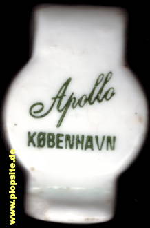 Picture of a ceramic Hutter stopper from: Mineralvandsfabriken „Apollo“, København, Kopenhagen, Koebenhavn, Denmark