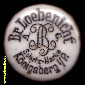 Obraz porcelany z: Brauerei Loebenicht AG, Königsberg, Kaliningrad, Калининград, Кёнигсберг, Rosja