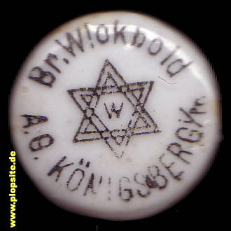 Bügelverschluss aus: Brauerei Wickbold AG, Königsberg, Kaliningrad, Калининград, Кёнигсберг, Russland