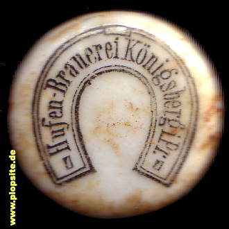 Bügelverschluss aus: Hufen-Brauerei Willy Hintze, Königsberg, Kaliningrad, Калининград, Кёнигсберг, Russland