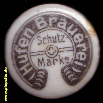 Bügelverschluss aus: Hufen-Brauerei Willy Hintze, Königsberg, Kaliningrad, Калининград, Кёнигсберг, Russland