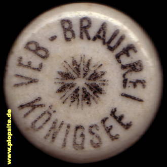 Bügelverschluss aus: VEB Brauerei, Königsee, Deutschland