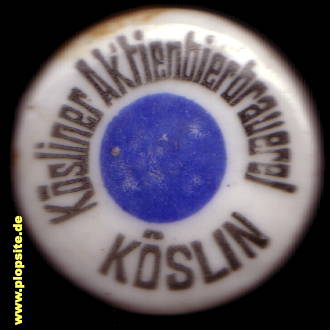 Bügelverschluss aus: Aktienbierbrauerei, Köslin, Cöslin, Koszalin, Polen