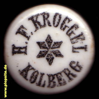 Bügelverschluss aus: Brauerei H.F. Kroggel, Kolberg, Kołobrzeg, Polen