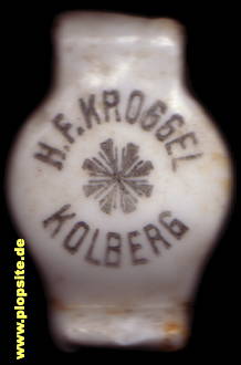 Bügelverschluss aus: Brauerei H.F. Kroggel, Kolberg, Kołobrzeg, Polen