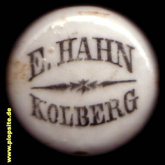 Bügelverschluss aus: Brauerei E. Hahn, Kolberg, Kołobrzeg, Polen
