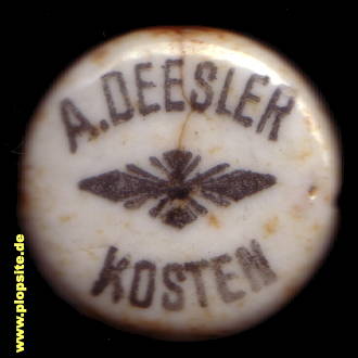 Bügelverschluss aus: Brauerei Alexander Deesler, Kosten, Kościan, Polen