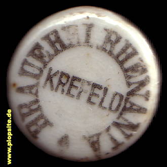Bügelverschluss aus: Brauerei Rhenania, Krefeld, Deutschland