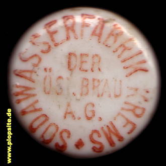 Bügelverschluss aus: Österreichische Bräu AG Sodawasserfabrik, Krems / Donau, Österreich