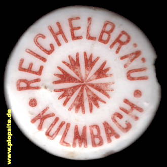 Picture of a ceramic Hutter stopper from: Reichelbräu, Kulmbach, Germany