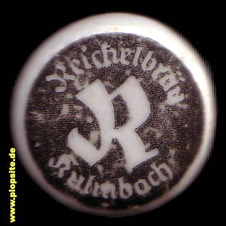 Picture of a ceramic Hutter stopper from: Reichelbräu, Kulmbach, Germany
