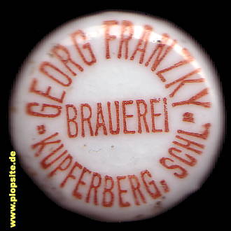 Bügelverschluss aus: Brauerei Georg Franzky, Kupferberg, Miedzianka, Polen