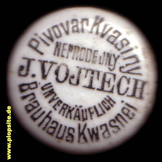 Bügelverschluss aus: Pivovar Brauhaus Vojtech, Kvasiny, Kwasnei, Tschechien