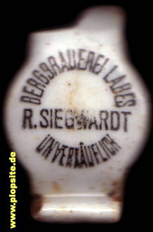 Bügelverschluss aus: Bergbrauerei Richard Siegwardt, Labes, Łobez, Polen