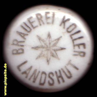 Picture of a ceramic Hutter stopper from: Brauerei Ludwig Koller, 