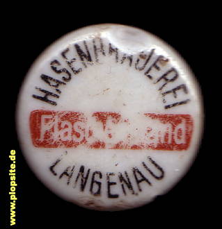 Bügelverschluss aus: Hasenbrauerei, Langenau, Deutschland