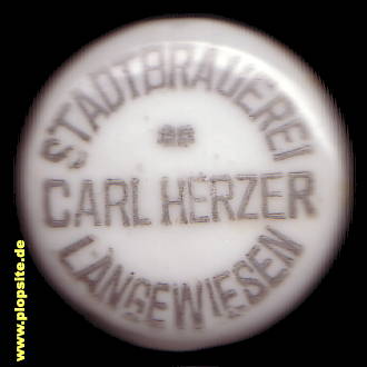 Bügelverschluss aus: Stadtbrauerei Herzer, Langewiesen, Ilmenau-Langewiesen, Deutschland