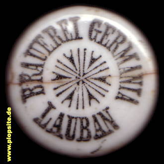 Bügelverschluss aus: Germania-Brauerei, Lauban, Lubań, Polen