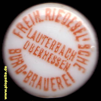 Bügelverschluss aus: Freiherrlich Riedesel'sche Burg Brauerei, Lauterbach / Hessen, Deutschland
